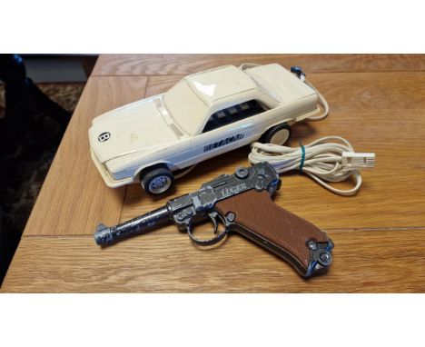 Betacar Retro Car Telephone + a Luger Toy Pistol Model