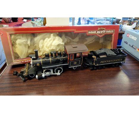 Bachmann Big Haulers 'G' Scale Pennsylvania Number 3 Loco Train Railway Model Toy