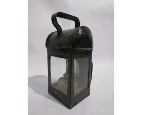 A railway general purpose hand lamp, burner and resevoir