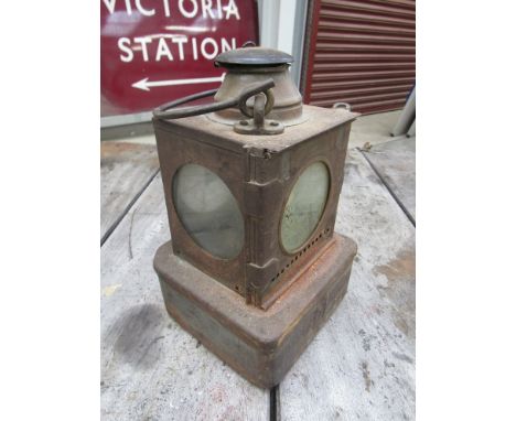 An LNER signal lamp interior with ceramic burner