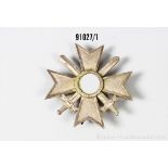 KVK 1. Klasse mit Schwertern, Buntmetallausf., Hersteller "43" auf der Nadel, guter ...