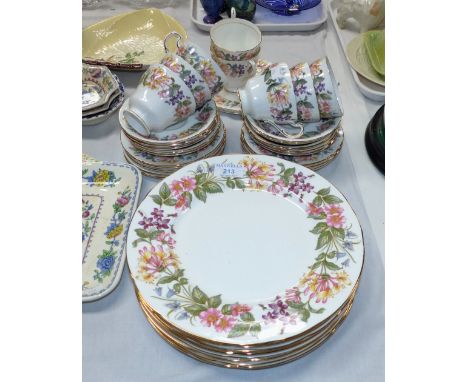 A Paragon "Country Lane" part dinner and tea service, 34 pieces approx