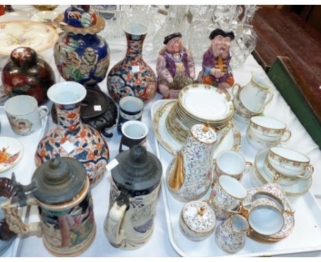 Two Melba ware character jugs; various other items of decorative china