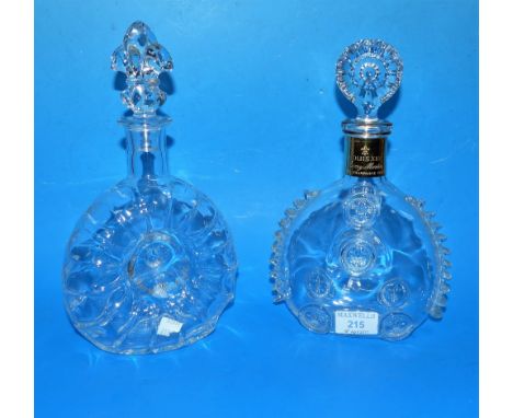 a limited edition Baccarat decanter for Remy Martin Louis XIII Cognac; a similar decanter