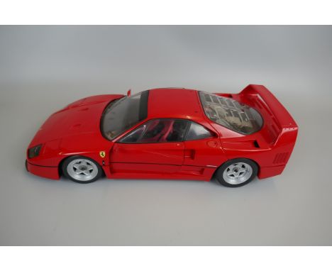 1/12 scale diecast Ferrari F40 model carKyosho first edition 1:12 Ferrari F40 approx 37 cm long.