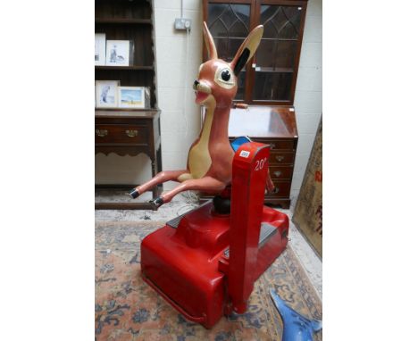 Vintage Bambi fairground ride in working order