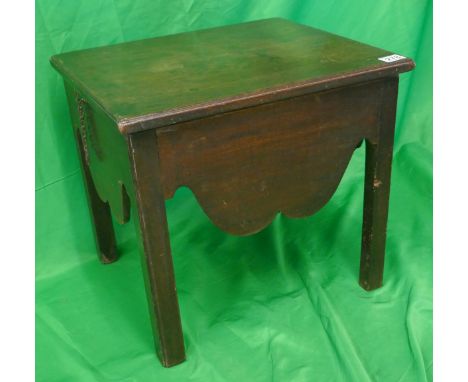 Antique box commode on legs
