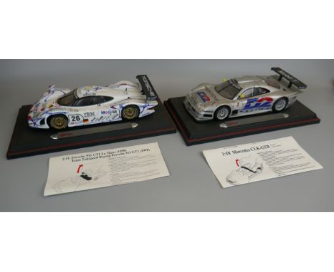 2 1/18 scale diecast Le Mans models