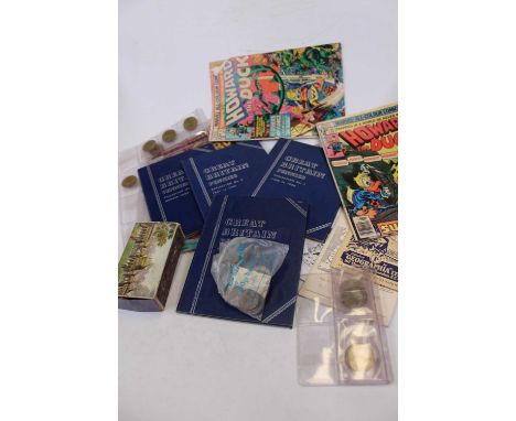 A box of miscellaneous items, to include Geographica Visitors plan of Torquay &amp; Paignton, Campbelltown Publicity Informat