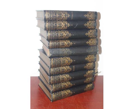 The Diary of Samuel Pepys in 8 volumes; together with Pepysiana; and Index (10)