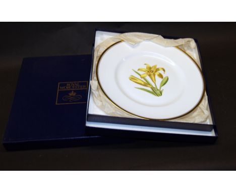 Two Royal Worcester plates, designed by A H Williamson