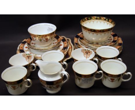 Large Edwardian part tea service