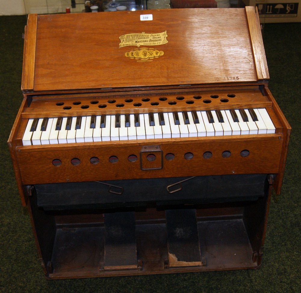 The Universal folding organ by Marshall Bro's, Keswick, England. Not ...