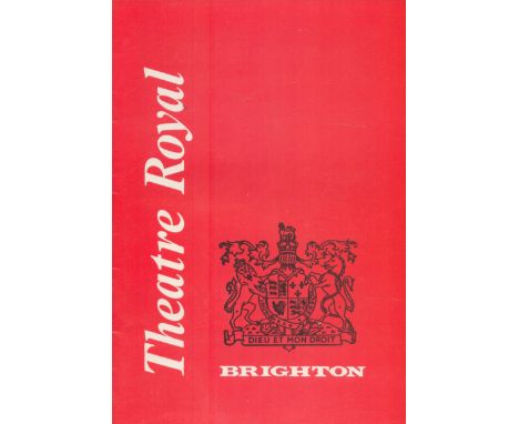 Theatre Royal, Brighton, Dads Army with John Le Mesurier, Arthur Lowe and rest of the crew. 26th July 1976. Includes ticket. 