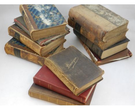 A collection of mainly 18th and 19th century bindings to include Comus and Breslaw Hocus Pocus or the Art of Conjuration, The