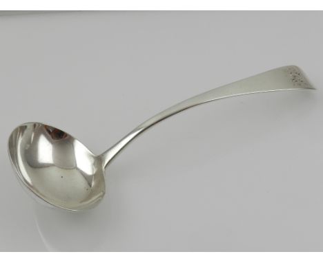 A Georgian silver ladle, London 1811 by George Wintle,