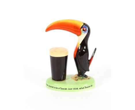 A Carltonware Guinness Toucan advertising lamp base, GA/2178, 24cm high