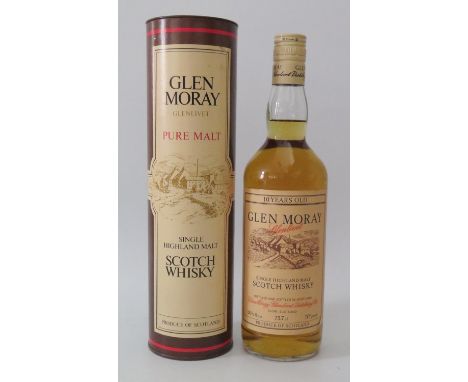 Glen Moray Glenlivet 10 Year Old Single Highland Malt Scotch Whisky, 75.7cl 