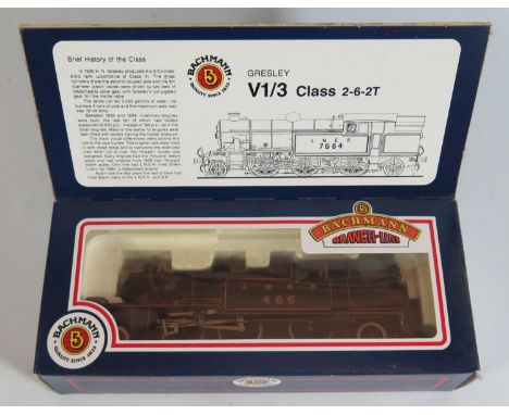 A Bachmann Branch-Line OO-Gauge 31-603 V1 466 LNER Lined Black, boxed as new 