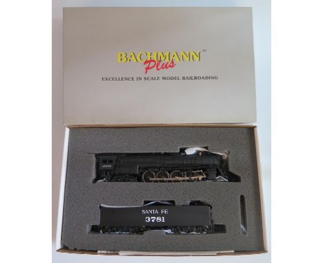 An HO-Gauge Bachmann Plus Northern 4-8-4 'Santa Fe 3781', item no. 11320, boxed and appears unused 