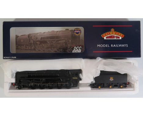 A Bachmann Branch-Line OO-Gauge 32-854 Standard Class 9F 92006 with BR1G Tender BR Early Emblem/Black, boxed as new 