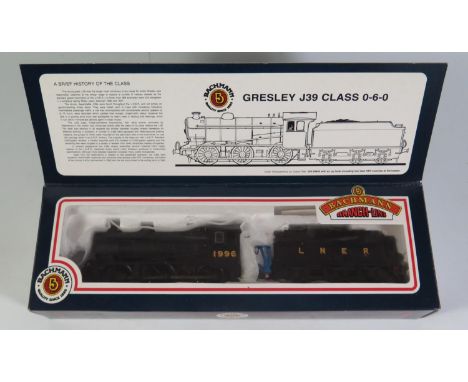 A Bachmann Branch-Line OO-Gauge 31-853 0-6-0 J39 1996 LNER Plain Black, boxed as new 
