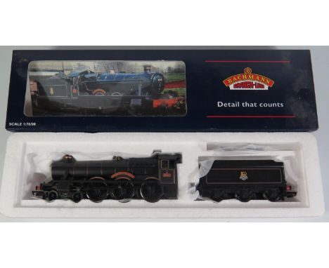 A Bachmann Branch-Line OO-Gauge 31-775 Modified Hall 6990 Witherslack Hall BR Lined Black E/Emblem, boxed as new 
