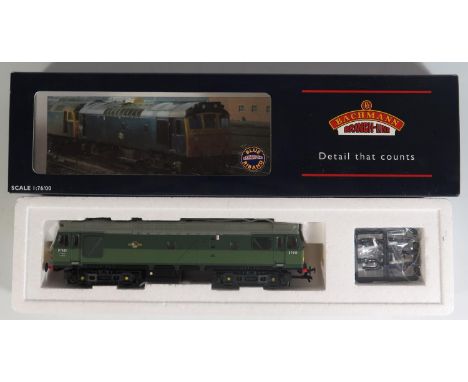 A Bachmann Branch-Line OO-Gauge 32-400 Class 25/3 Diesel BR Green D7645, boxed as new 