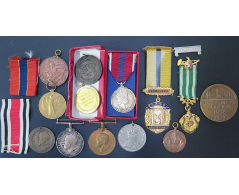 A WWI Medal Pair awarded to G-30567 PTE. A.S. CONDER. THE QUEEN'S R., one other awarded to 62214 PTE. J.R. NAYLER. K.O.Y.L.I.
