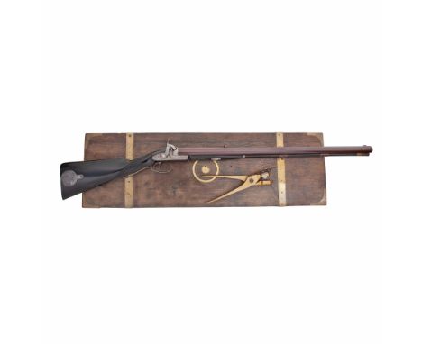 A Very Rare .850 (8-Bore) Percussion D.B. Big Game Rifle By J. Purdey, 314½ Oxford Street, London, No. 3839 For 1844With shor