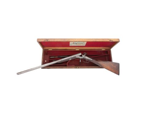 A Very Early 12-Bore Pin-Fire D.B. Sporting GunBy J. Purdey, 314½ Oxford Street, London, No. 5479 For 1858Reconverted from ce