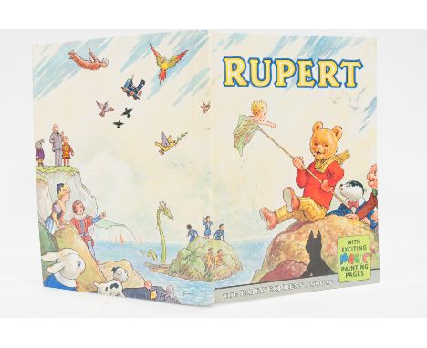 Rupert Annual 1963, published by The Daily Express, illustrations by Bestall, very fine condition with Magic Paintings untouc