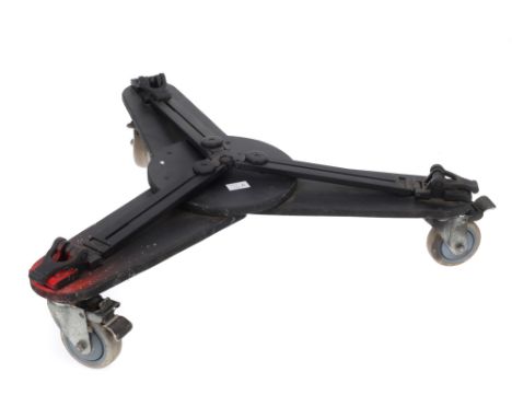 A Large Camera Tripod Dolly, black,