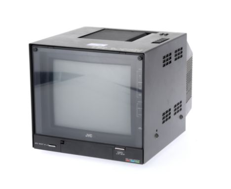 A JVC TM-90PSN RGB Monitor, black, powers on and LED's light up, no display but not tested with video input, condition G, but