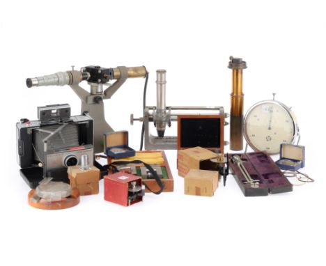 A Large Collection of Scientific Instruments Large Collection of Various Scientific Equipment and Instruments all from an old