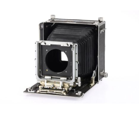 An Incomplete MPP Micro Technical Camera, black, serial number 1669, body F, some leatherette liftingbellows extend but not l