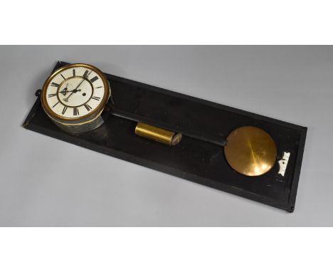 A 19th Century Wall Hanging Clock for Complete Restoration with Single Weight 