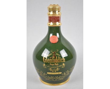 A Single Spode Decanter containing 18 Year Old Glenfiddich Single Malt Whisky 