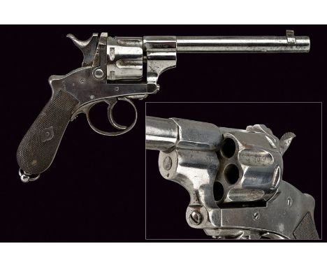 A rare 1874 model prototype revolver dating: third quarter of the 19th Century provenance: Kingdom of Italy Round, rifled, 10