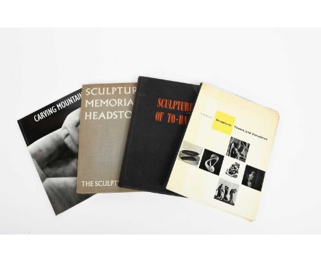 An archive of books and catalogues on sculpture, including; RBS Modern Sculpture, Modern Architectural Sculpture by W Aumonie