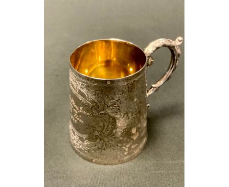 A George V silver christening mug, Sheffield 1926, 5.8ozt 