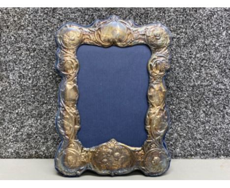 Hallmarked Silver cherb picture frame