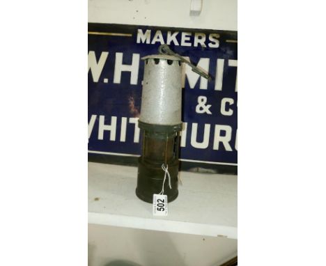 An old miners lamp