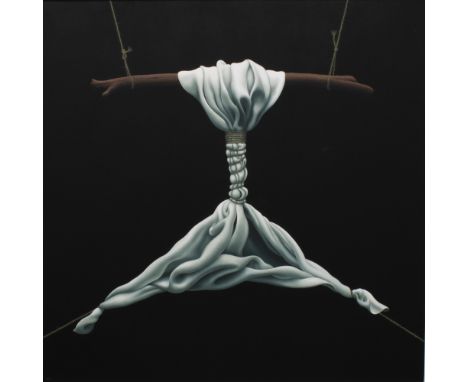 ALISON DUNLOP RSW, UNTITLED, oil on canvas, signed and framed.&nbsp; 120 x 120cm.&nbsp; &nbsp;Note: this lot may be subject t