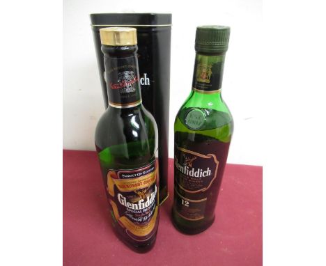 Glenfiddich Special Reserve Single Malt Scotch Whisky, Aged 12 years, in tin, Glenfiddich Single Malt Scotch Whisky, 12 years