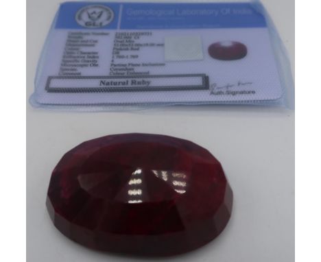 Collectable ruby gemstone 392ct 