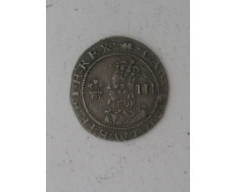 Charles I Threepence (Aberystwyth), in near EF condition to portrait and good fine to the reverse; together with old Seaby co