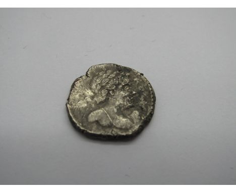 Roman Republic Silver Denarius, Cr. Egnatius Cr. F. Cr. r., Maxsumus, 75 BC, OBV: Bust of Cupid, r., bow and quiver on should