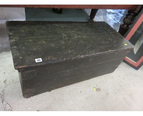 ANTIQUE TOOL STORAGE BOX, 35.5" length