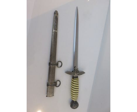 LUFTWAFFE, Officers dress dagger, Nazi second pattern with scabbard 